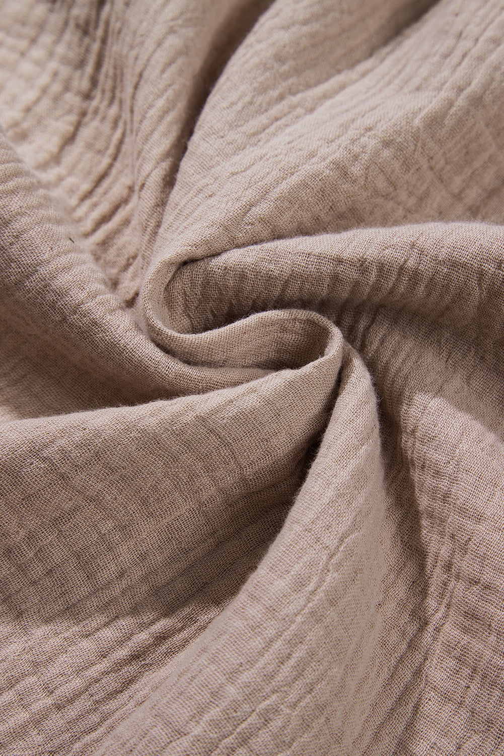 Textured Loose Fit Pants- Tan