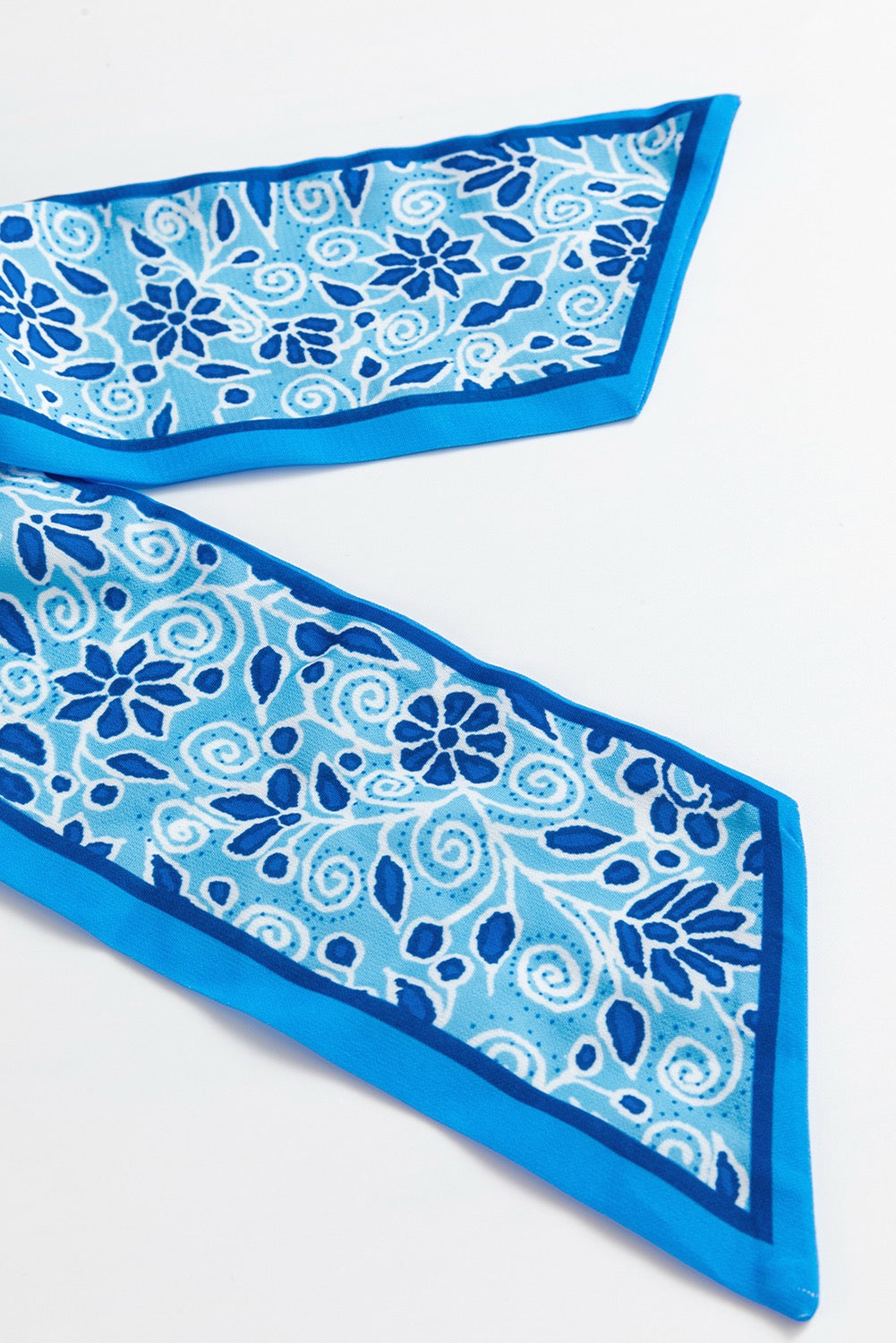 Floral Print Maxi Sundress- Blue