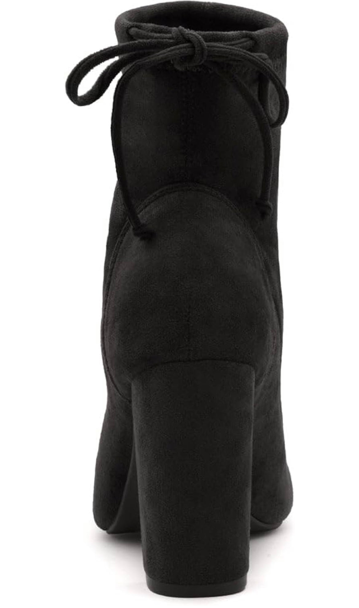 Ankle Tie Bootie Black