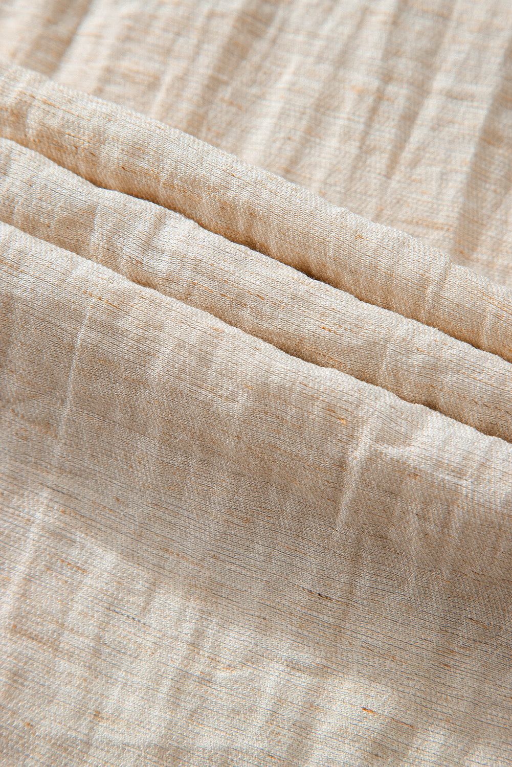 Front Tie Wide Legs Pants- Beige