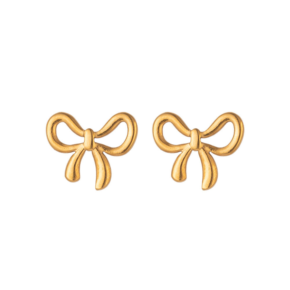 Bow Knot Earring - Gold