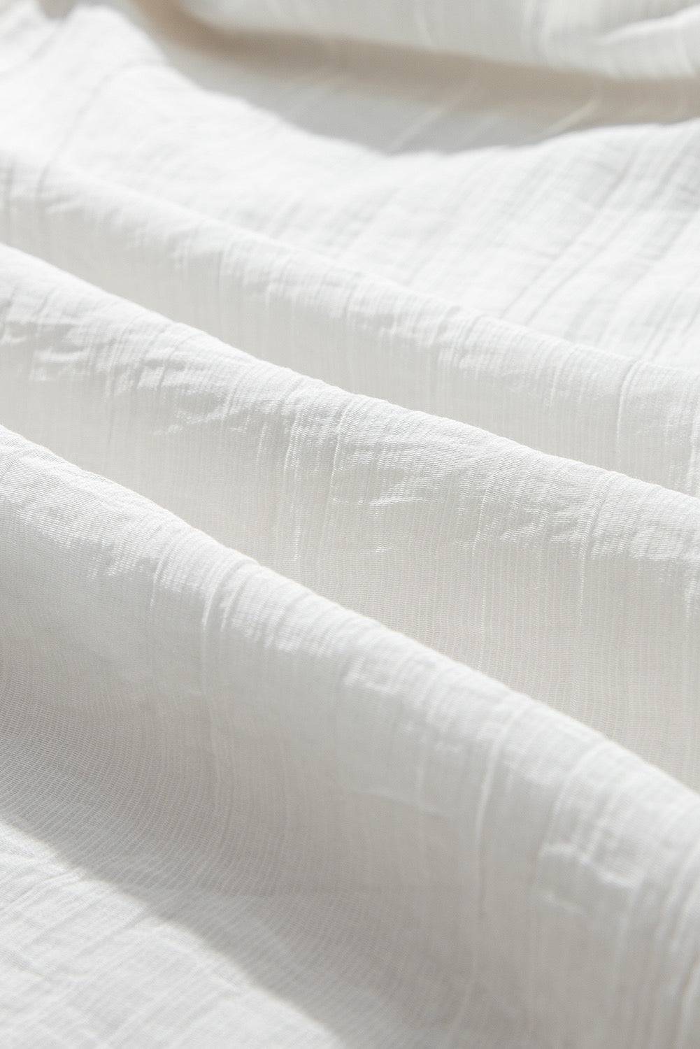 Tie Pleated Pants - White