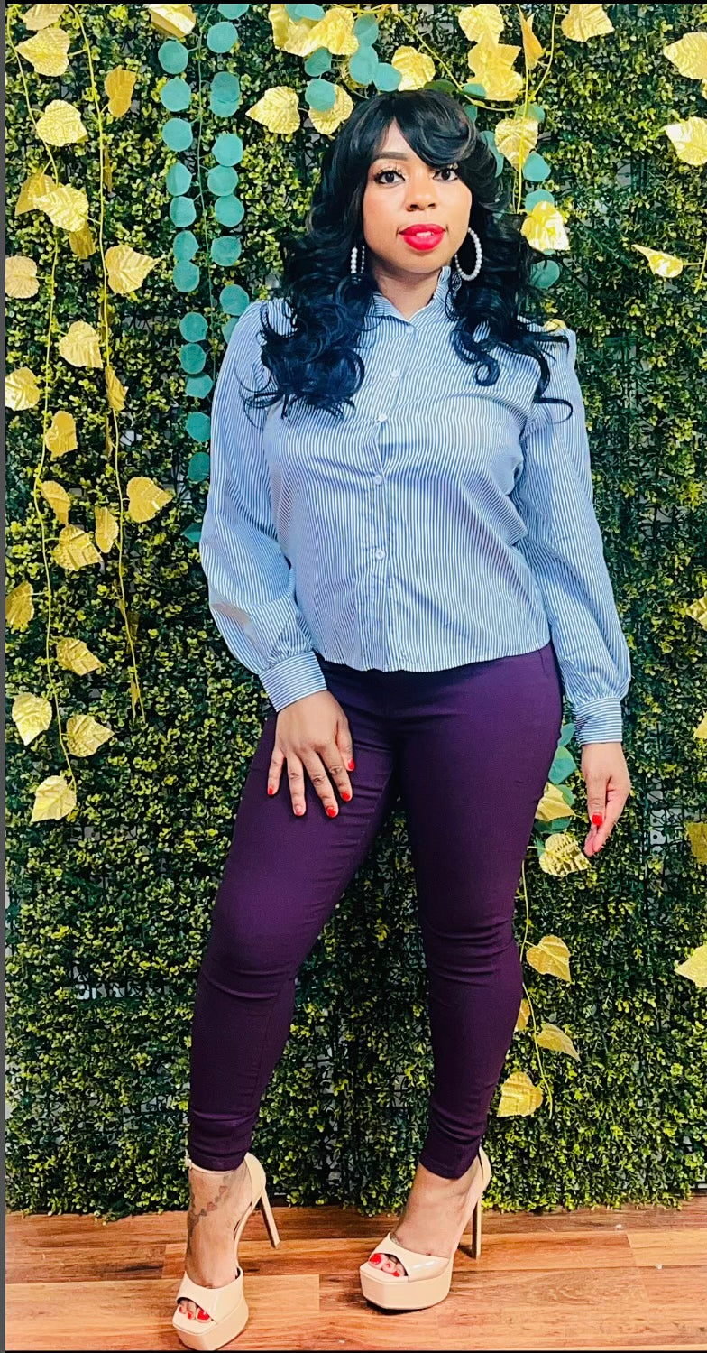 Vivian Stripe Blouse