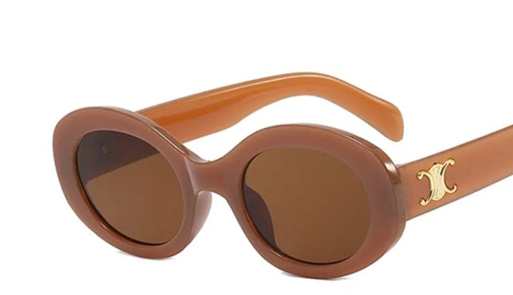 Celine Inspired Cinnamon Sunglasses - Brown