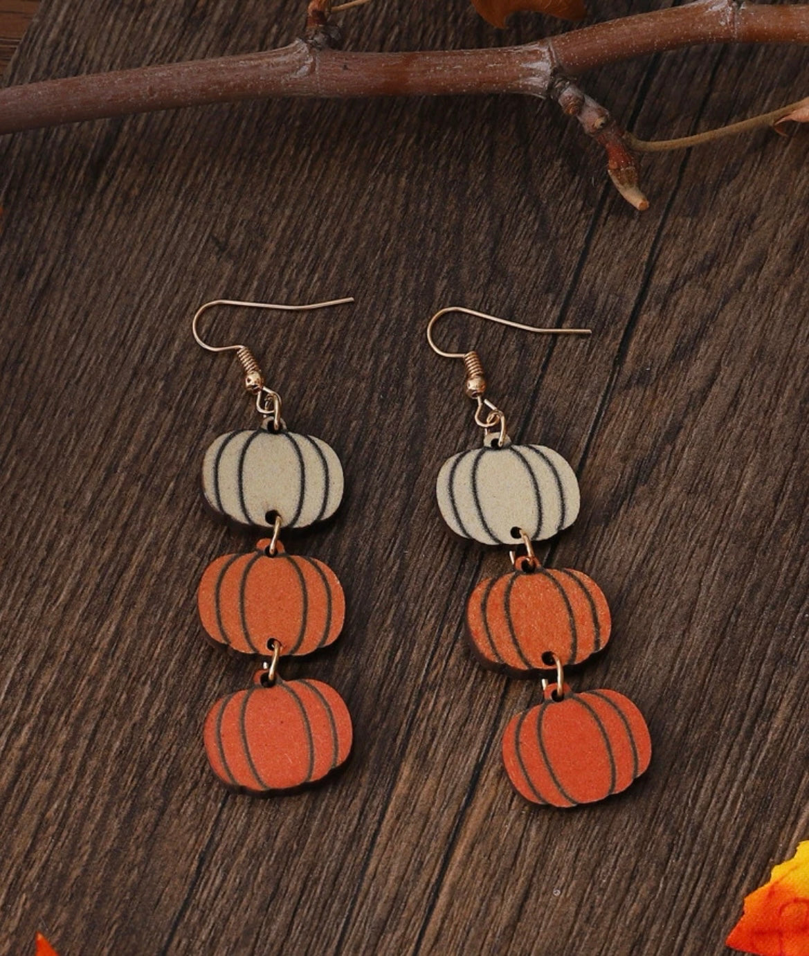 Pumpkins Everywhere Earring