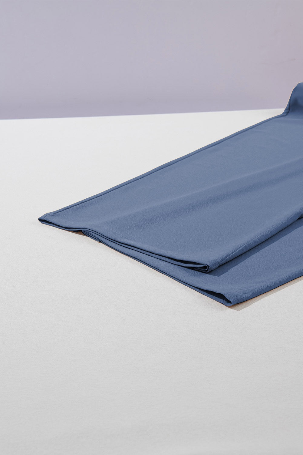 High Waist Tie Front Pants - Blue