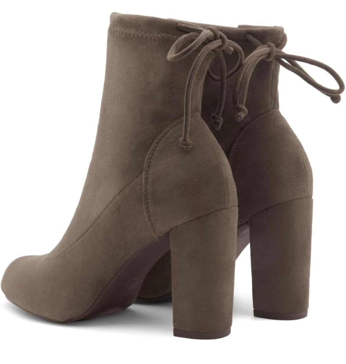 Ankle Tie Bootie - Taupe