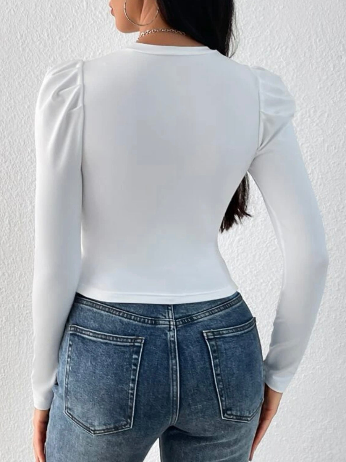 Solid White Top