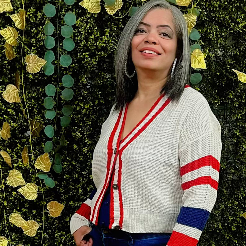 Varsity Stripe Cardigan