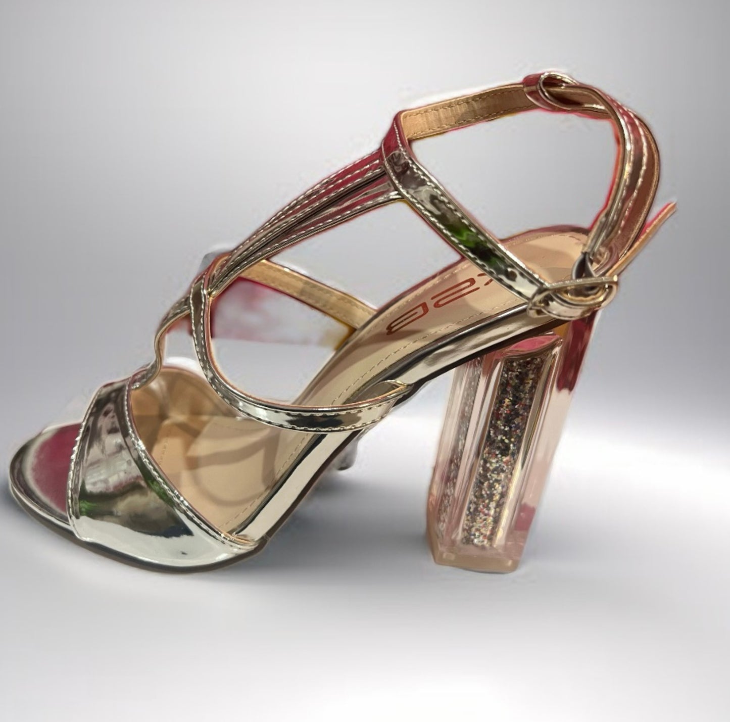 Silver Strap Sandal