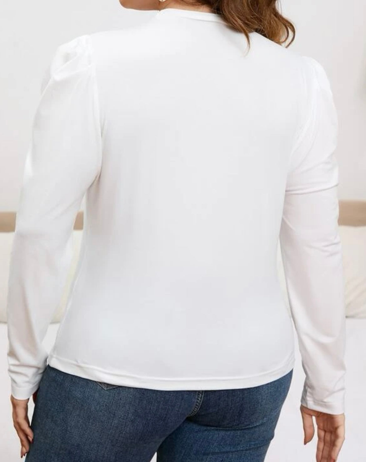 Solid White Top