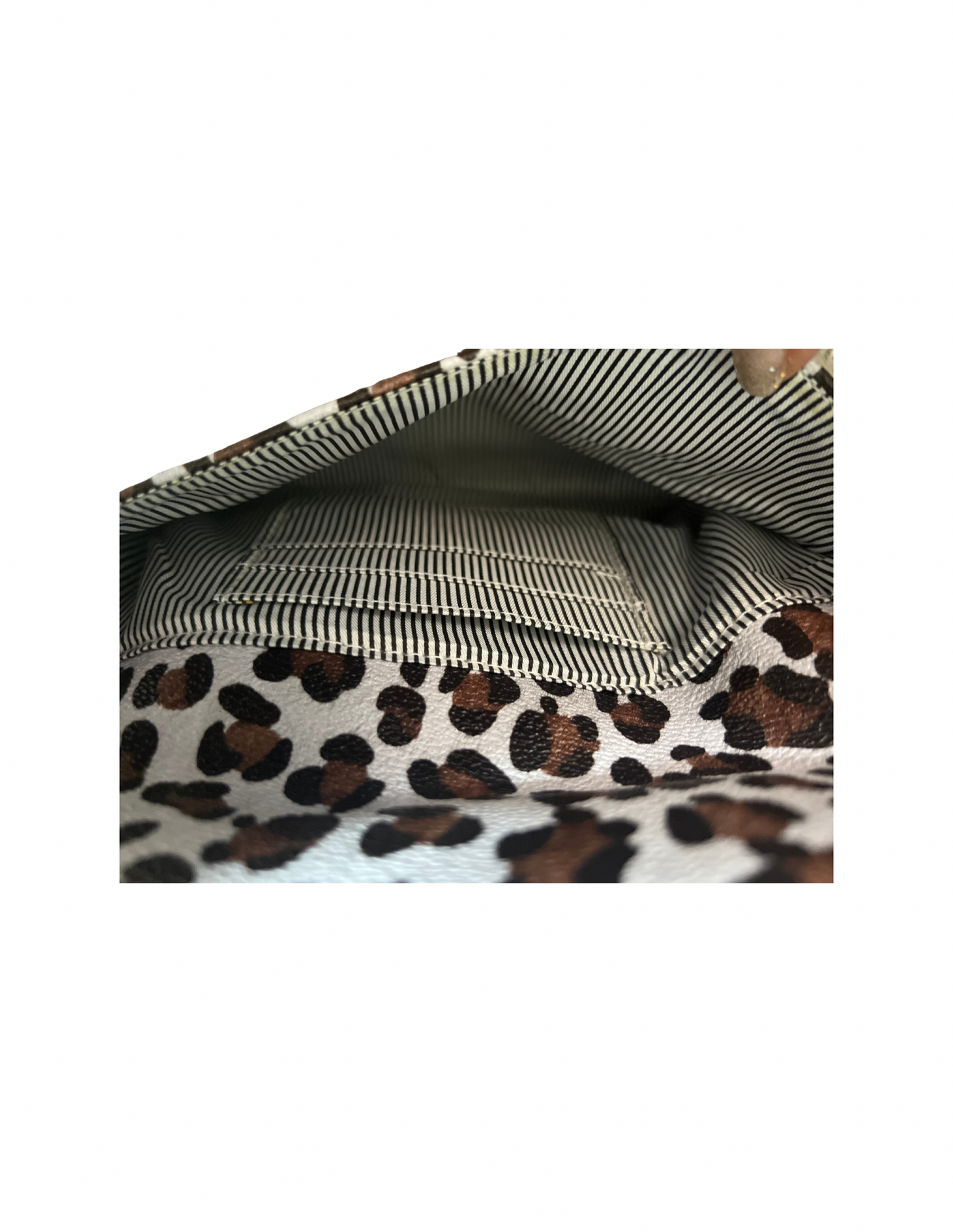 Animal Print Envelope Clutch