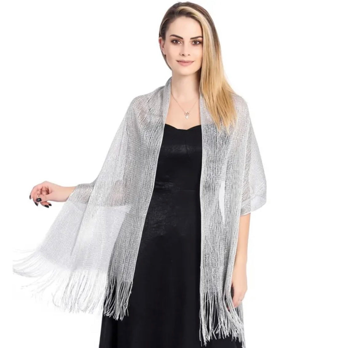 Shawl Wrap -Silver