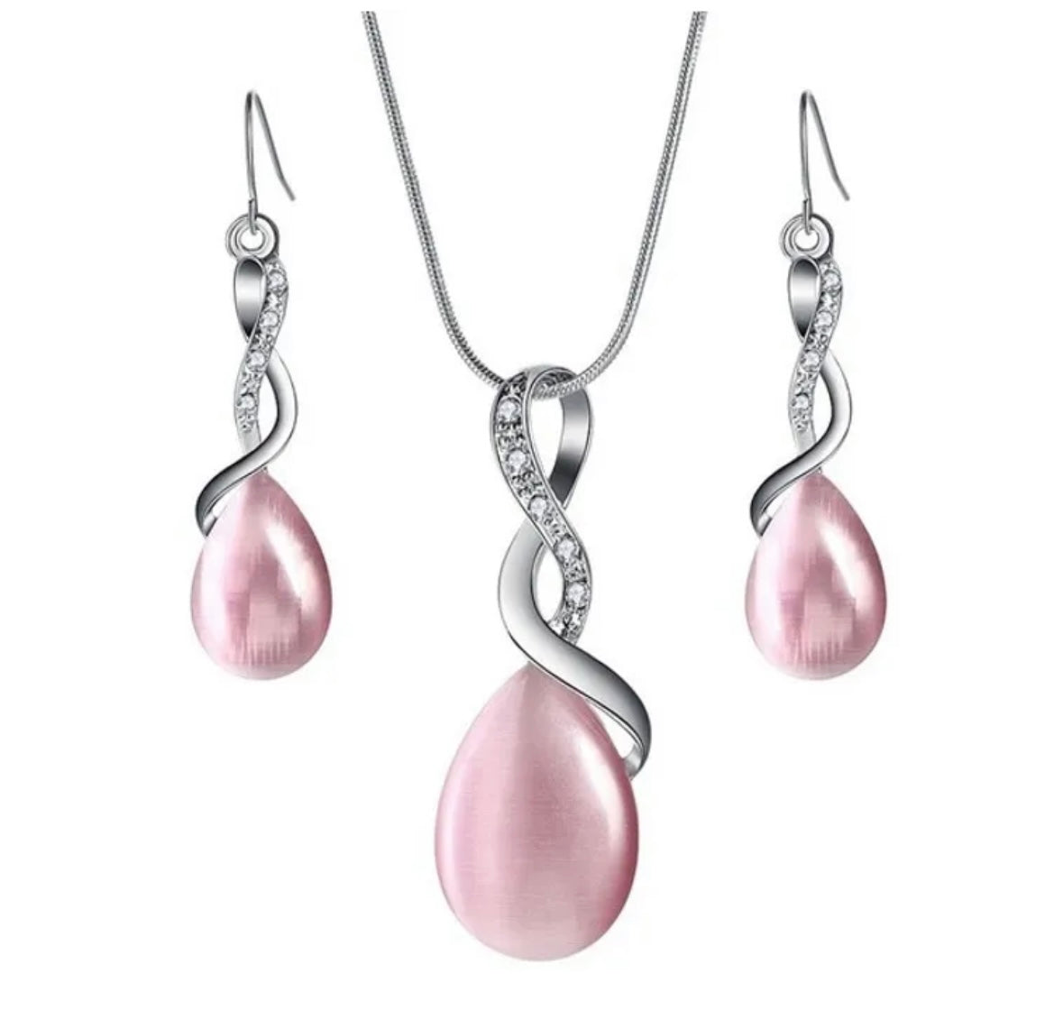 Pink Slipper Necklace