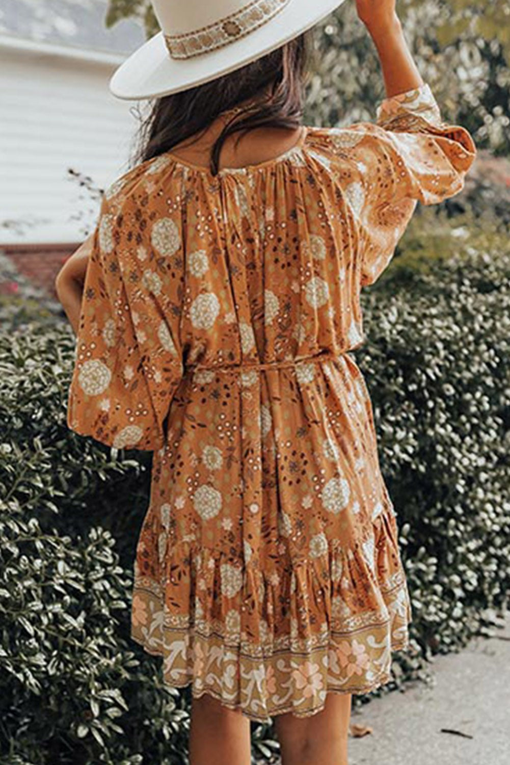 Boho Floral Dress