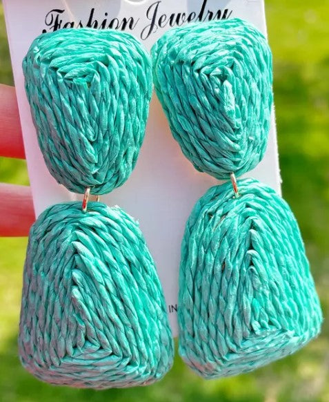 Geo - Weave Earring