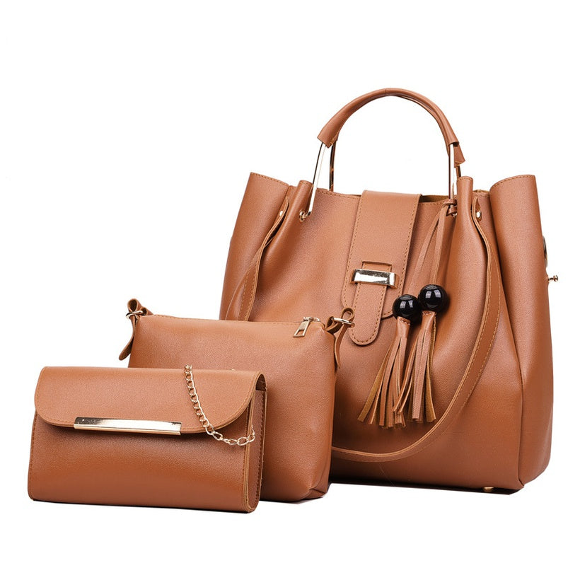 Trina 3 in 1 Bucket Shoulder Handbag Set