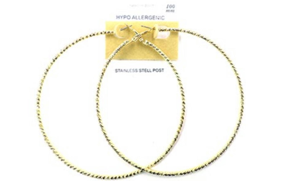 Over Sized Textured Earring