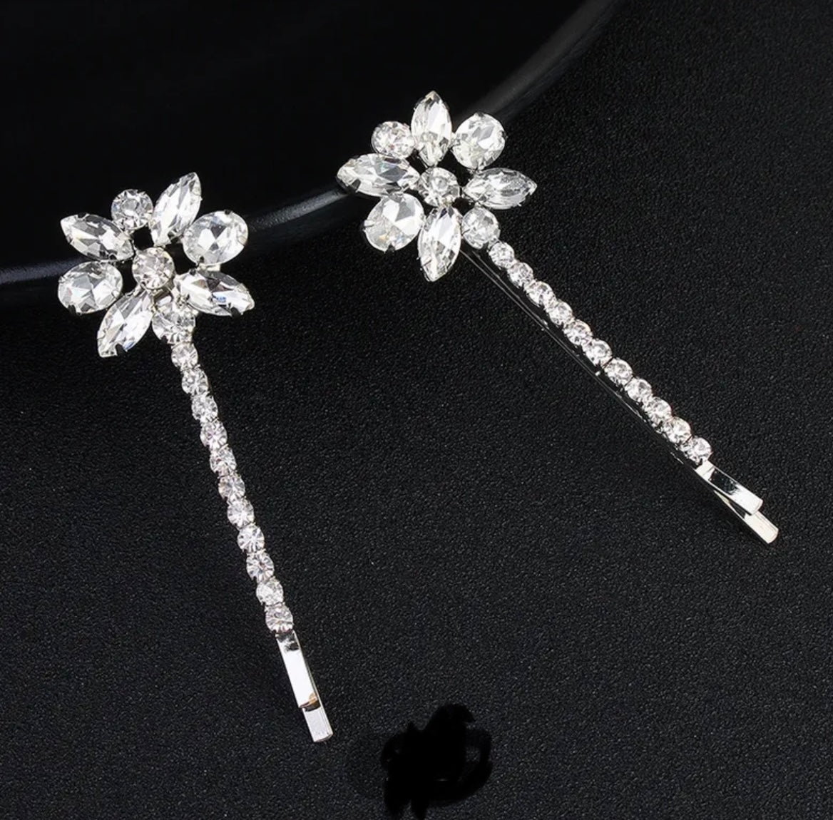 Rhinestone Hair Pins
