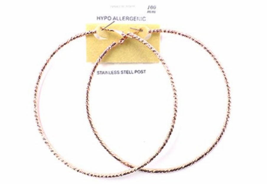 Over Sized Textured Earring