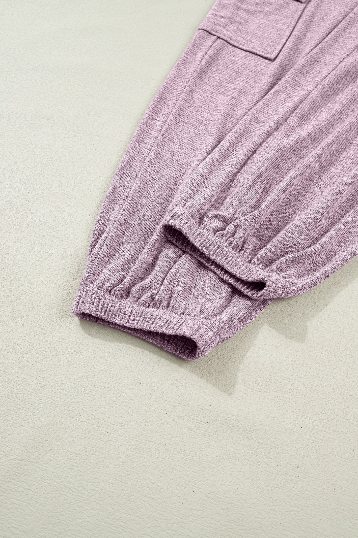 Mauve Soft Knit Matching Coordinate Set- Sleeveless Tank & Jogger Pants with Pockets