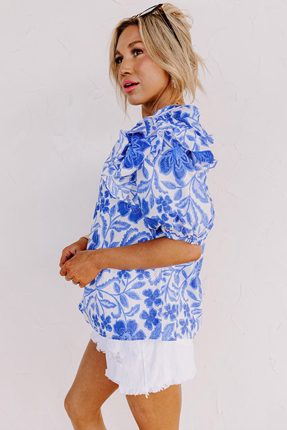 Cornflower Blouse - Blue