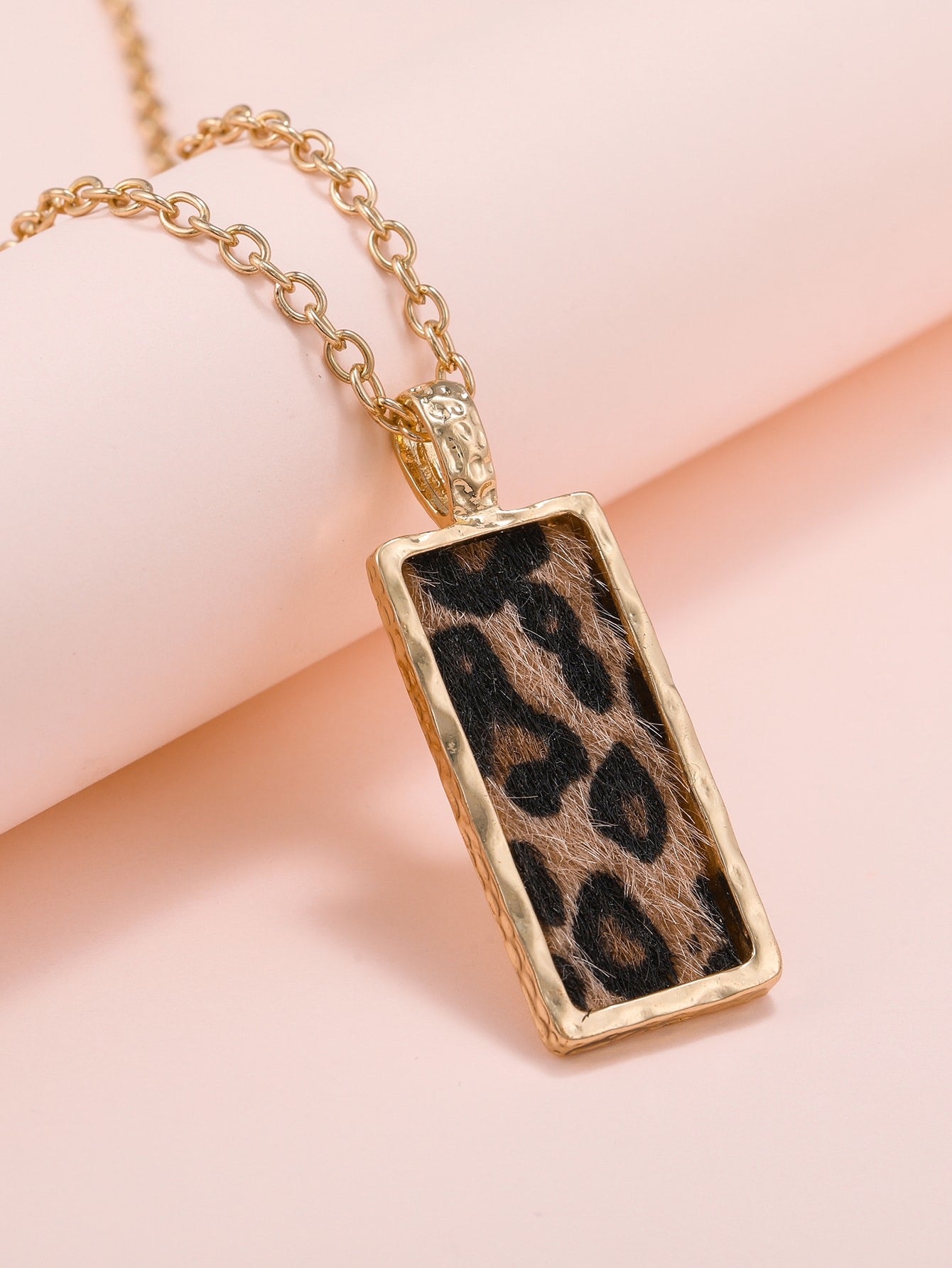 Roar Leopard Animal Print Necklace