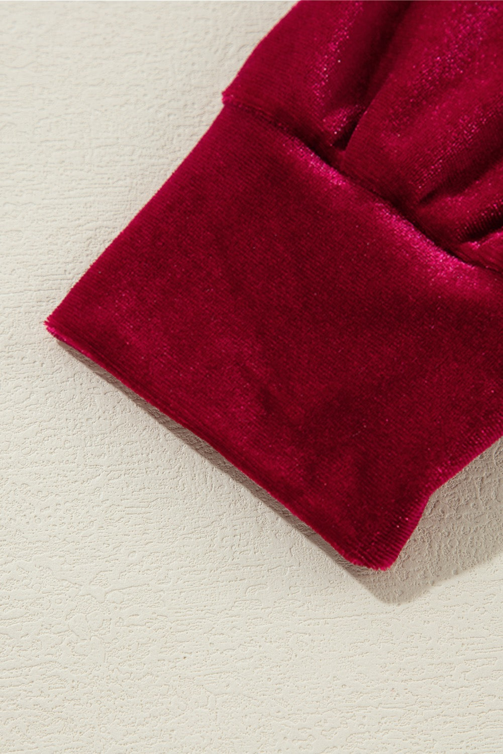 Women’s Velvet Tiered Ruffle Mini Dress – Elegant Long Sleeve Holiday Party Dress in Deep Wine Red