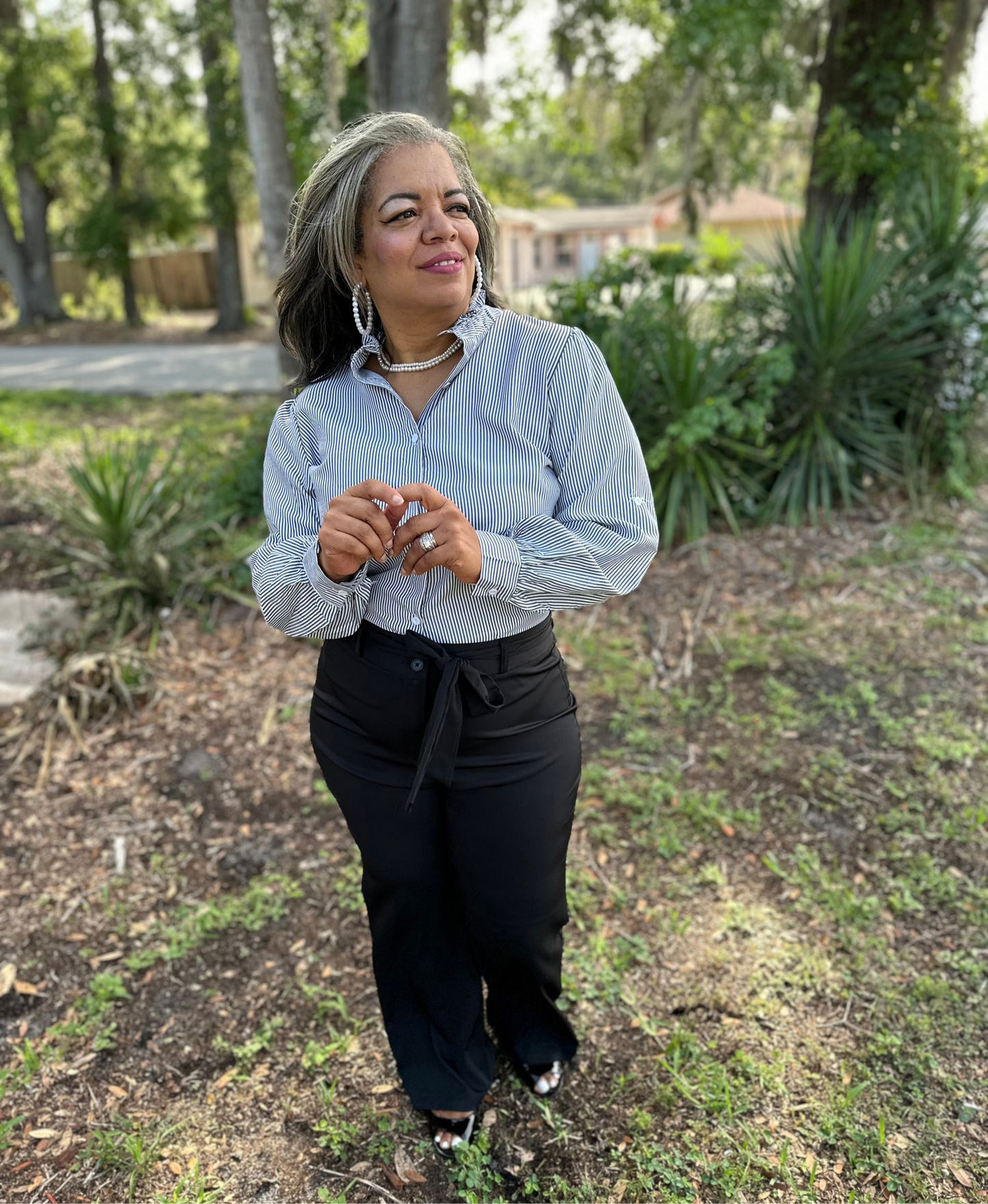 Vivian Stripe Blouse