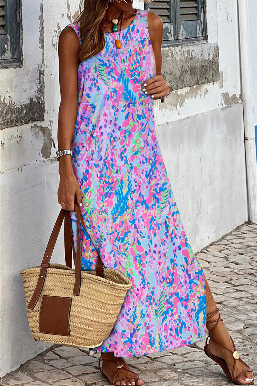 The Lilly Pastel Dress - Purple