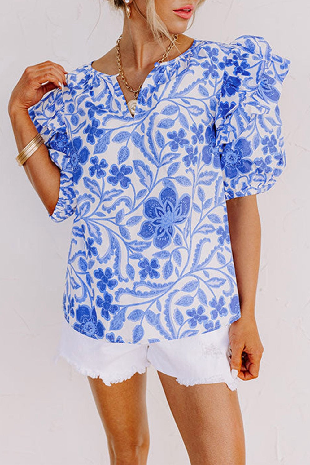 Cornflower Blouse - Blue