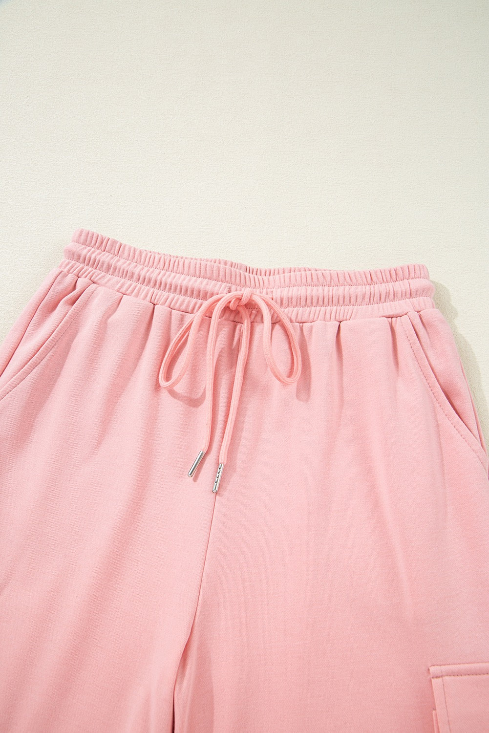 Pretty in Pink Wide-Leg Cargo Two-Piece Set