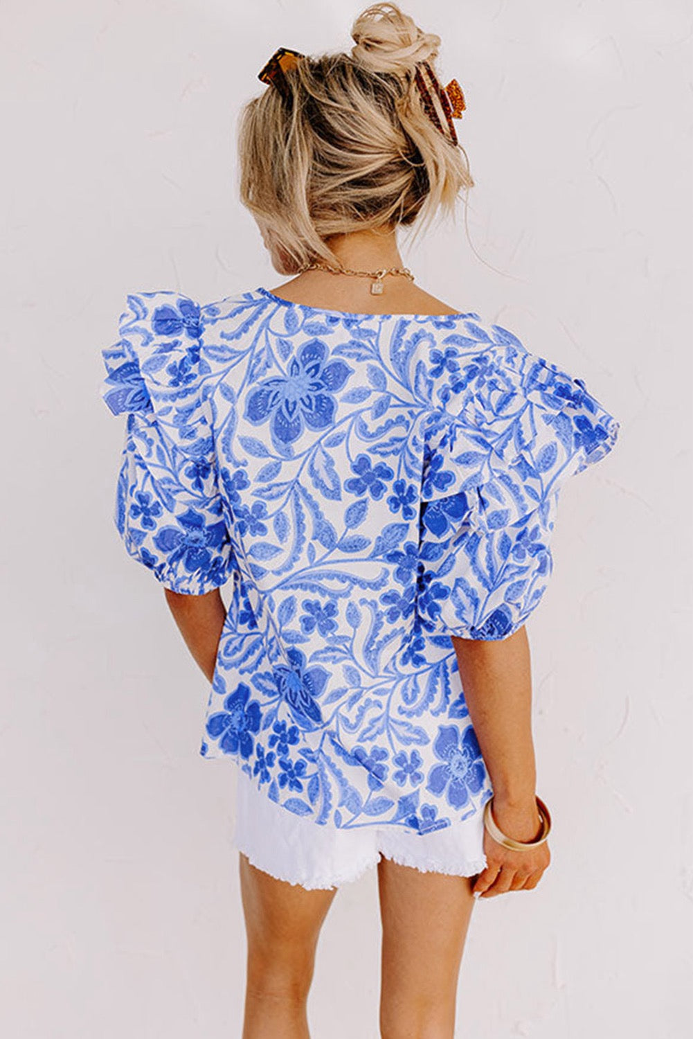 Cornflower Blouse - Blue