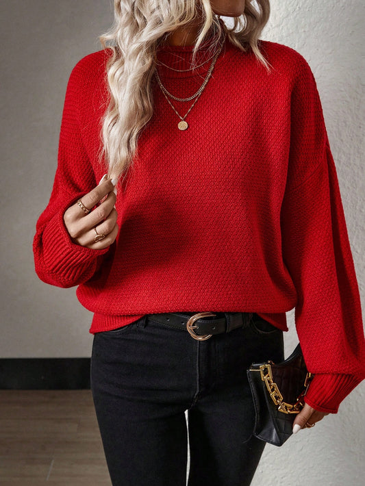 Knit Sweater - Red
