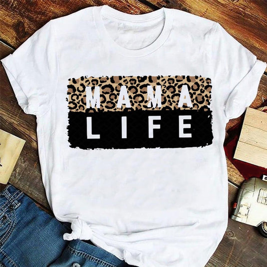 Mama Life Graphic T-Shirt