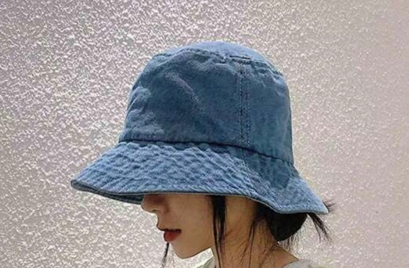 Denim Bucket Hat - Light Blue