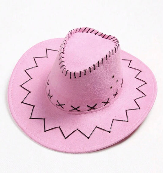 Western style Cowboy Hat -Pink
