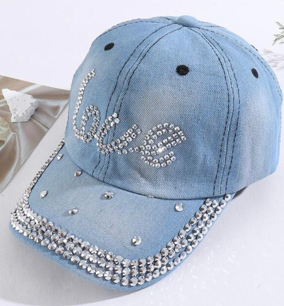 LOVE Denim Cap