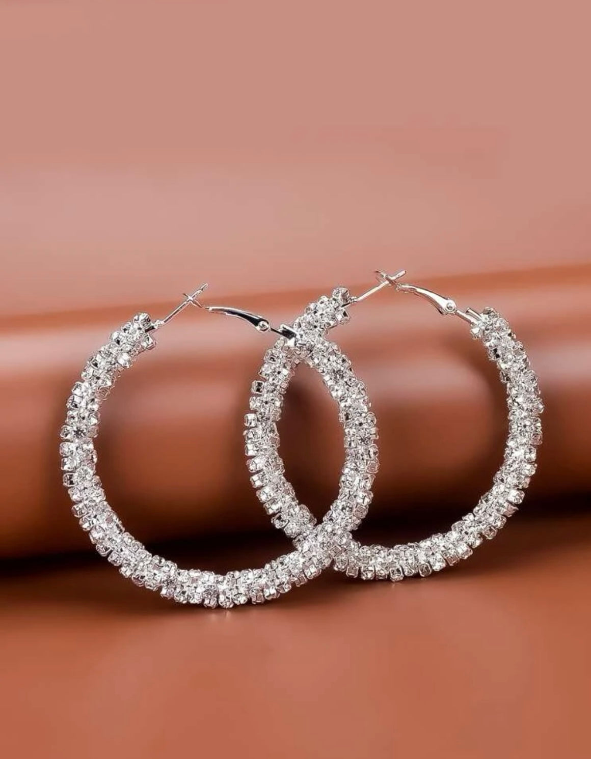 Dazzling Diva Hoop Earrings