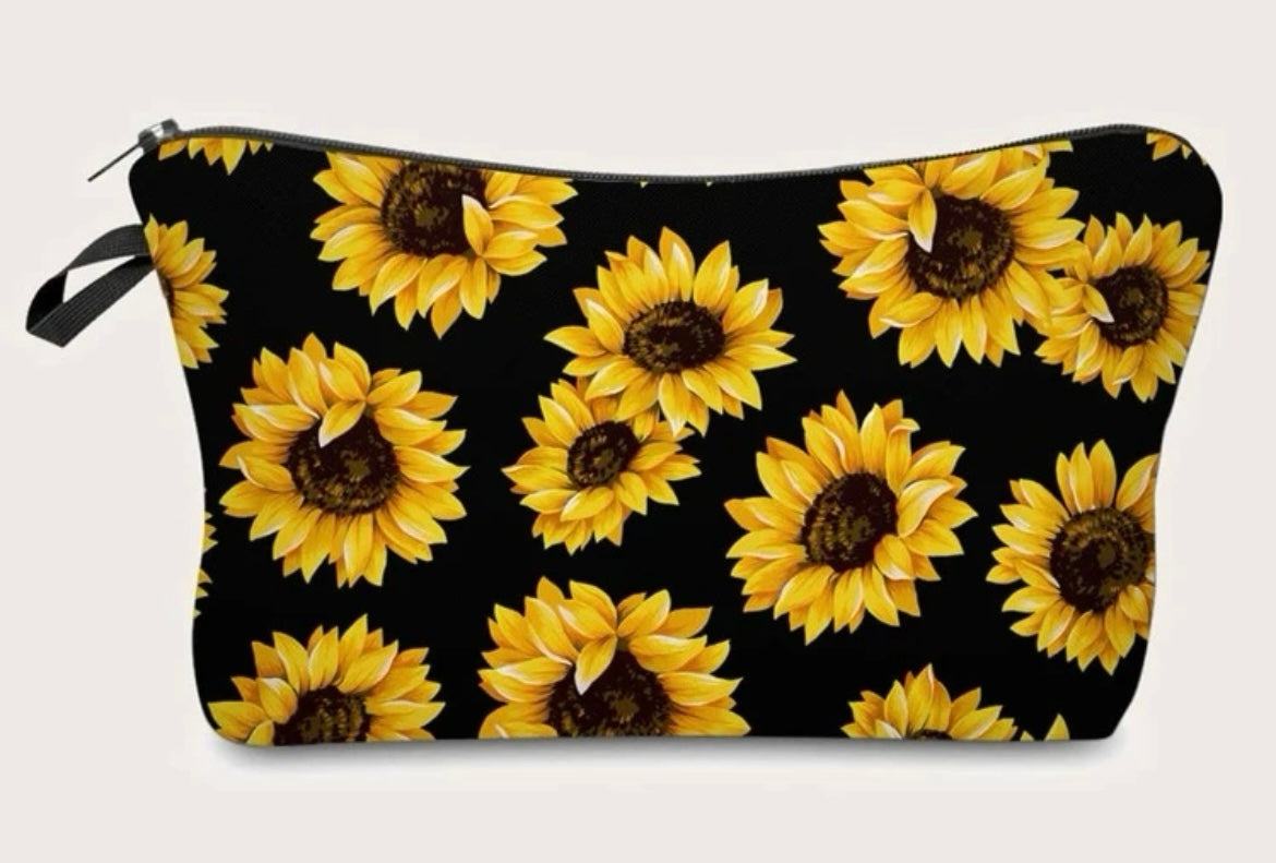 Sunflower Cosmetic Bag