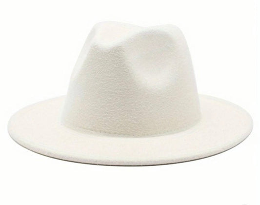 Fedora Hat - White