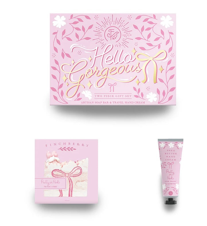 Hello Gorgeous Finchberry Gift Set Lotion & Soap