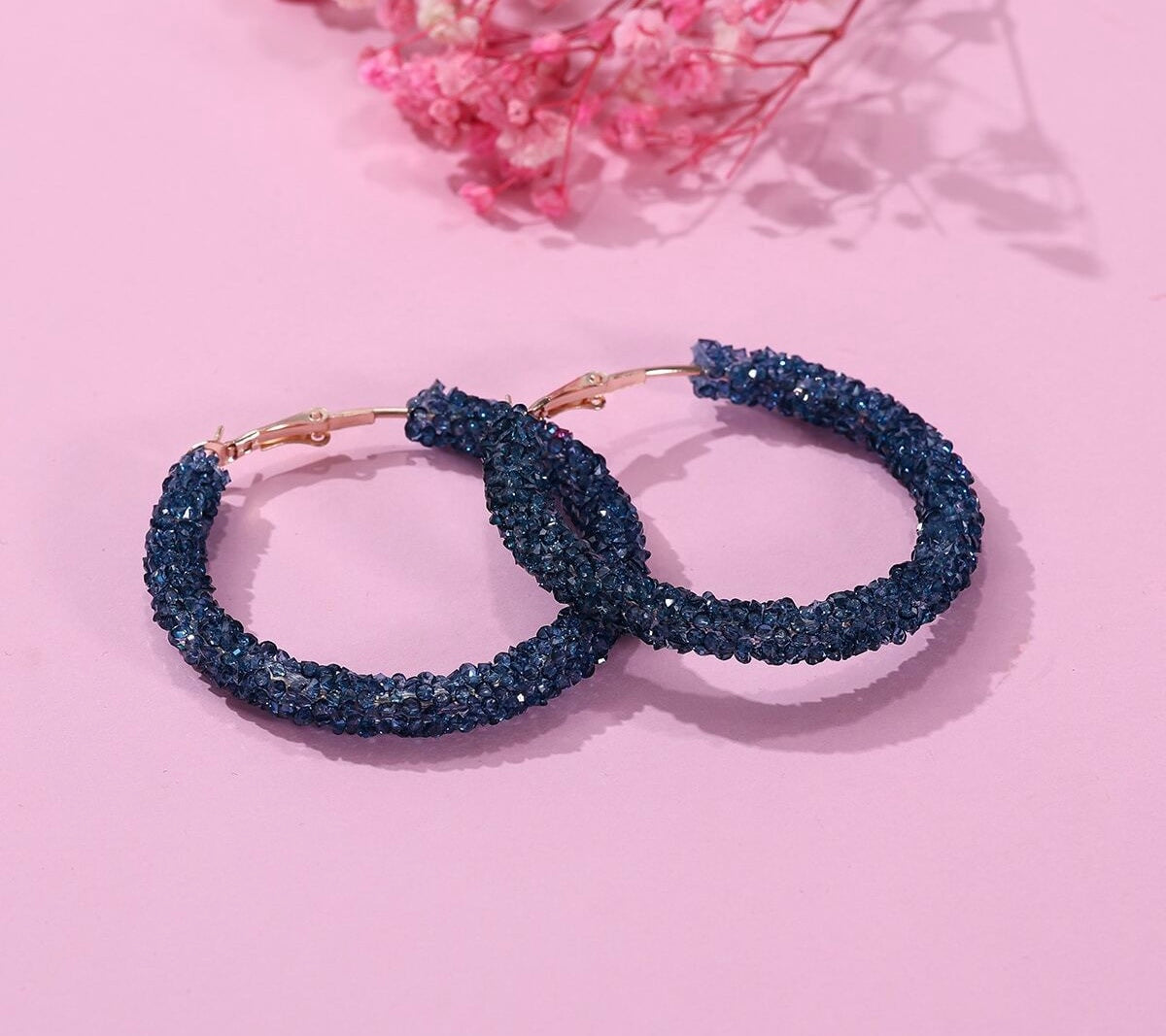 Dazzling Diva Hoop Earrings