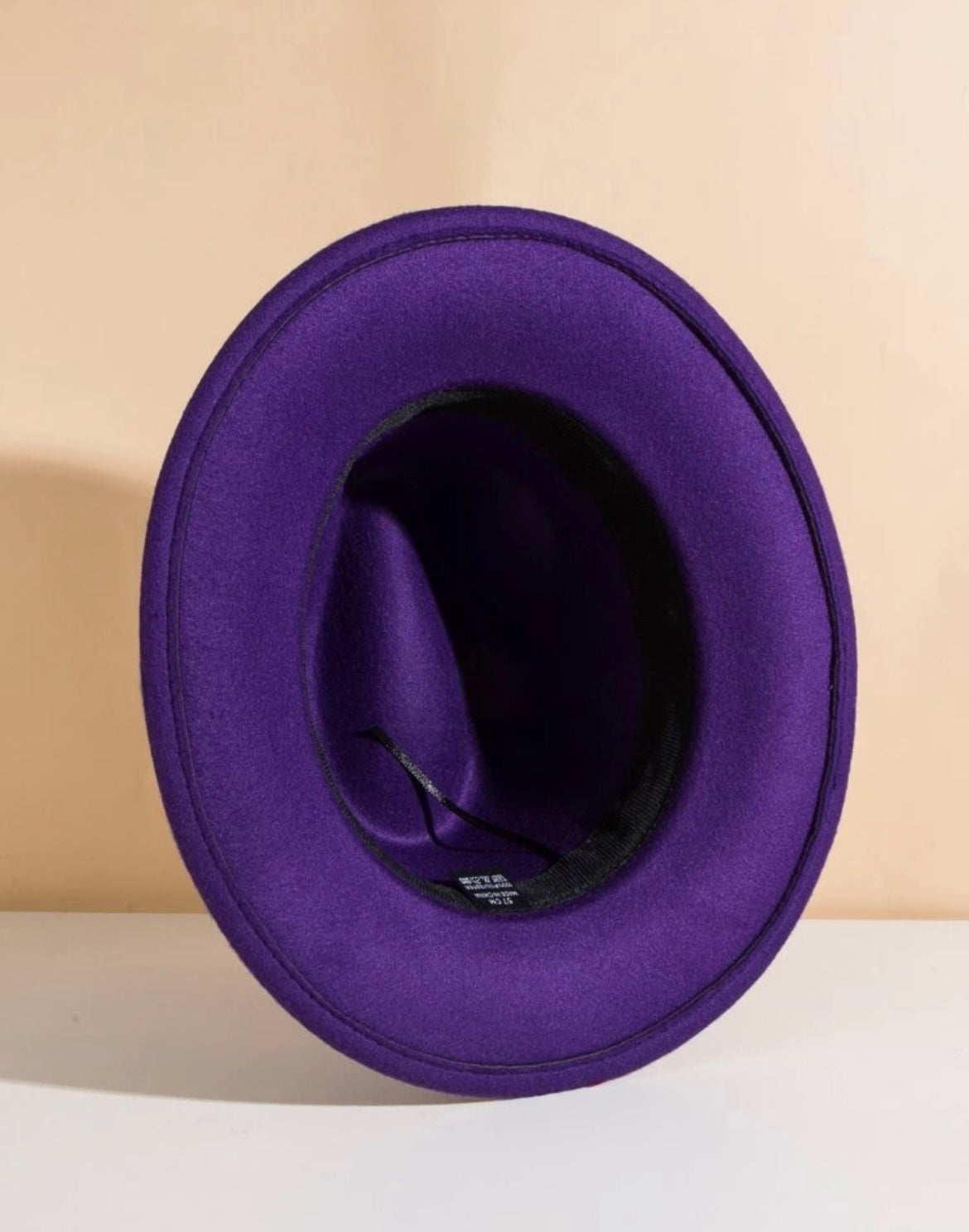 Ladies Fedora Hat - Purple