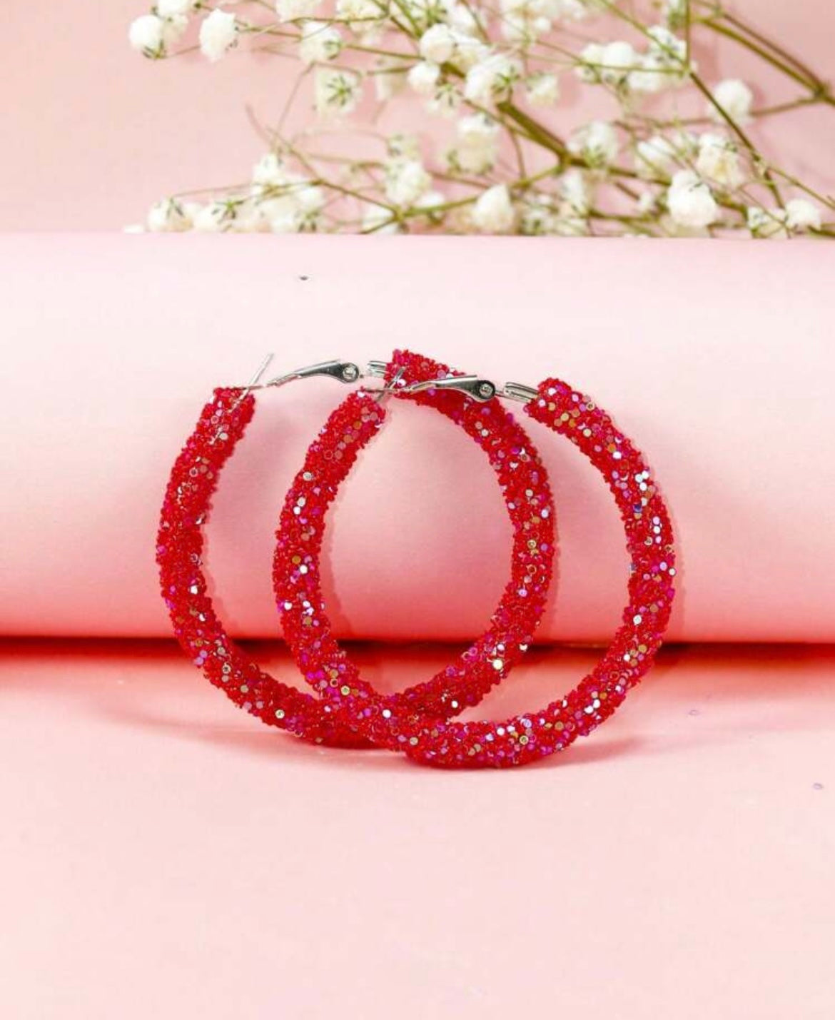 Dazzling Diva Hoop Earrings