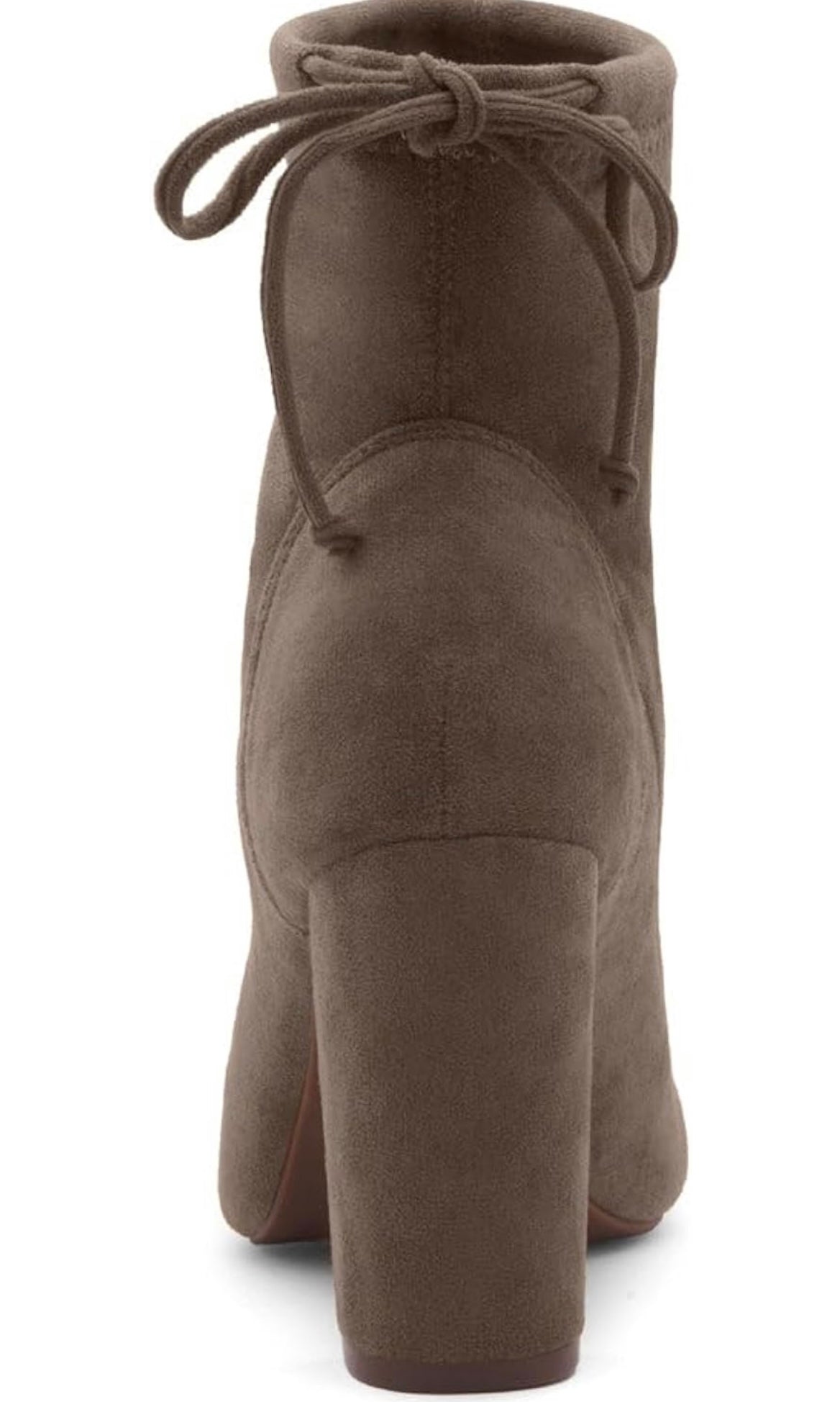 Ankle Tie Bootie - Taupe
