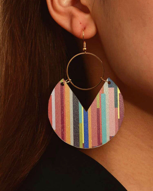 Multi-Colored Pastel Earrings