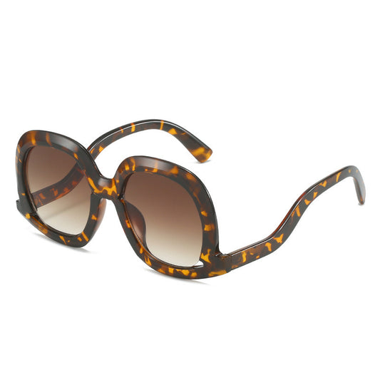 Retro Inspired Sunglasses- Leopard