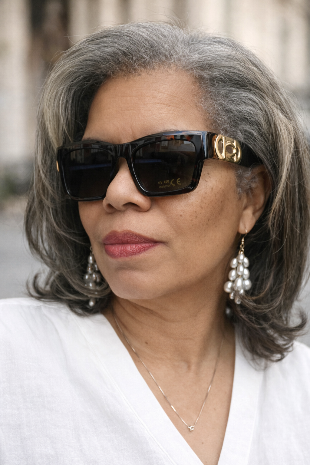 Tortoise Luxe Oversized Sunglasses | Statement H Frames with Gold Accent