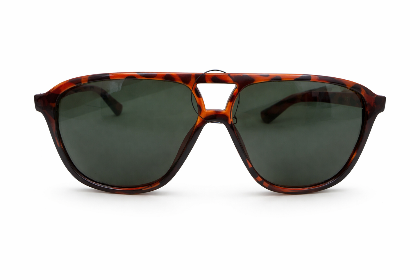 Oversized Tortoiseshell  Aviator Sunglasses